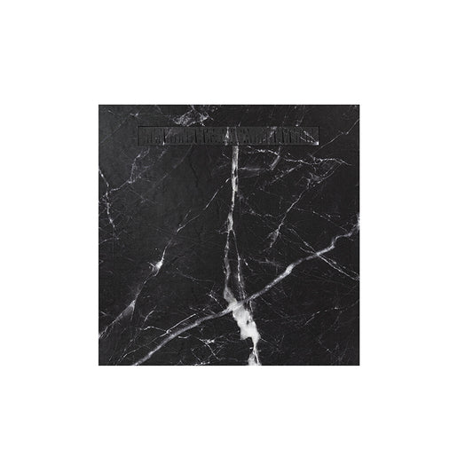 Natural stone shower tray 180×90 cm – off-center square grid