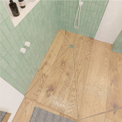 Receveur de douche à carreler Extra plat avec natte d'étanchéité pré-montée