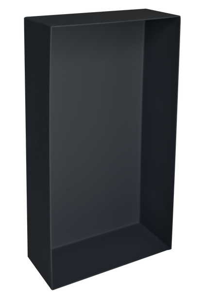 Niche semi-ecastrée 30x30 cm en acier inoxydable 9cm de profondeur