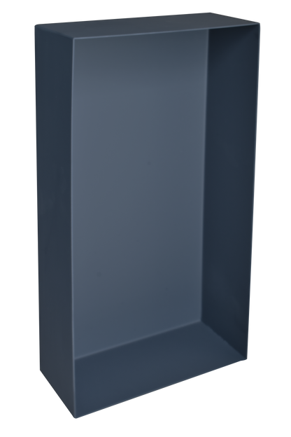 Niche semi-ecastrée 30x30 cm en acier inoxydable 9cm de profondeur