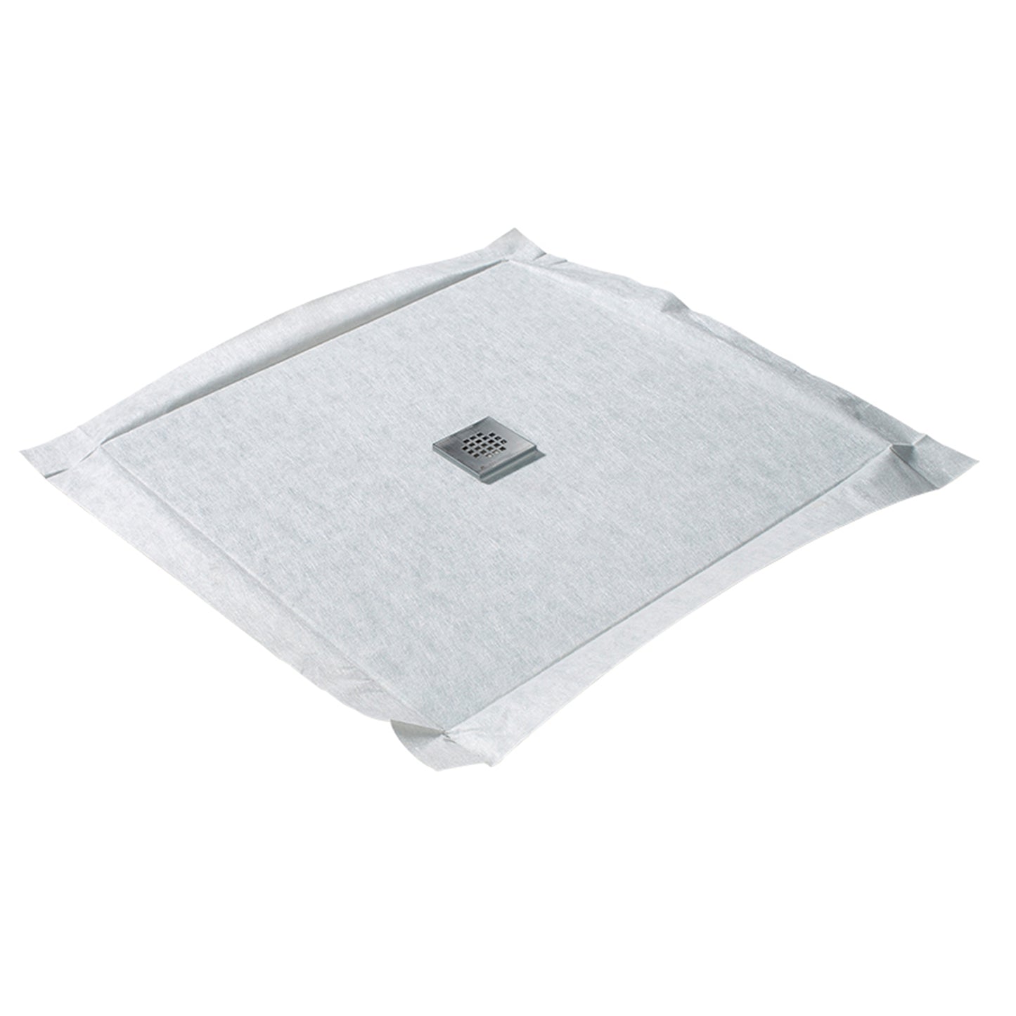 Receveur de douche en polystyrène extrudé étanche avec grille en inox