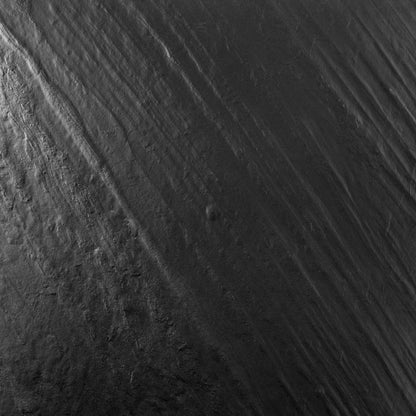 Receveur de douche pierre naturelle – 100×80 cm (grille excentrée) - Graphite noir