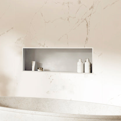 Niche Encastrable 40x20 cm en acier inoxydable 9cm de profondeur