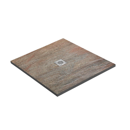 Receveur de douche pierre naturelle – 100×100 cm - Cuivre