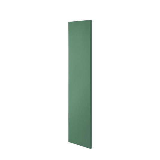 Radiateur �lectrique en acier peint monochrome Vert Mousse avec portes serviettes en option