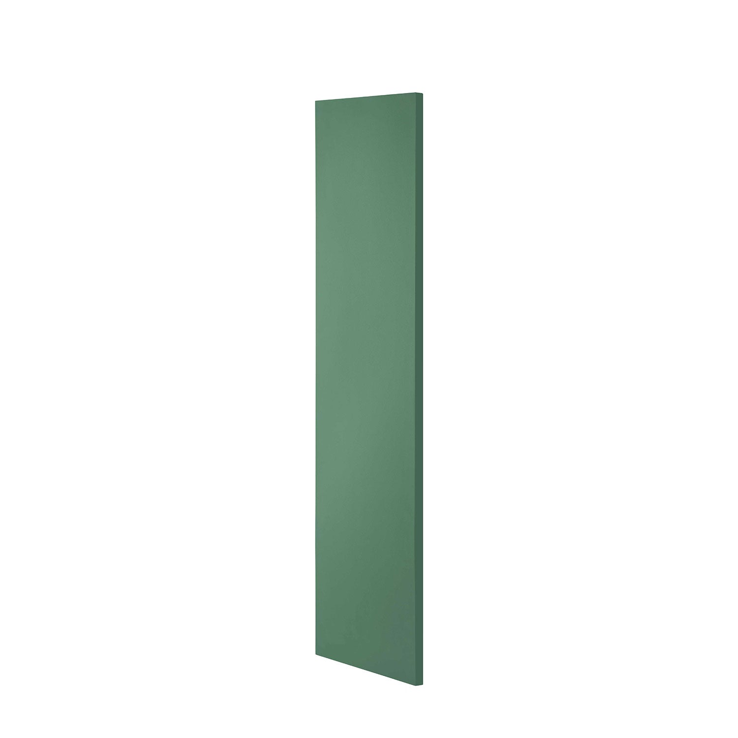 Radiateur �lectrique en acier peint monochrome Vert Mousse avec portes serviettes en option