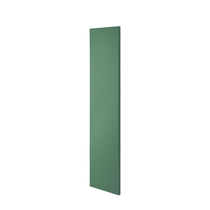 Radiateur �lectrique en acier peint monochrome Vert Mousse avec portes serviettes en option
