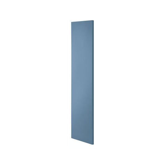 Radiateur �lectrique en acier peint monochrome Bleu intense avec portes serviettes en option