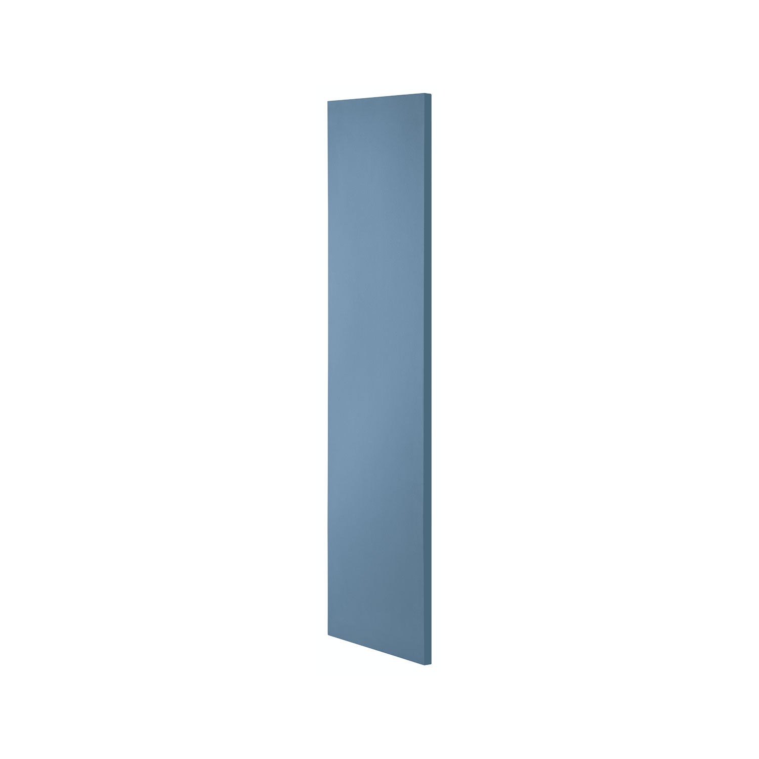 Radiateur �lectrique en acier peint monochrome Bleu intense avec portes serviettes en option