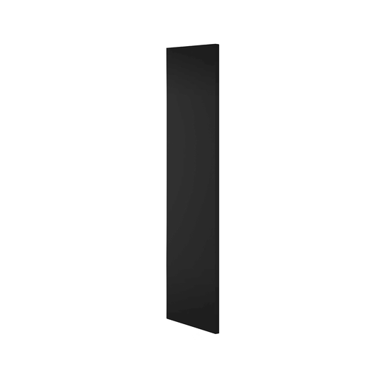 Radiateur �lectrique en acier peint monochrome Noir avec portes serviettes en option