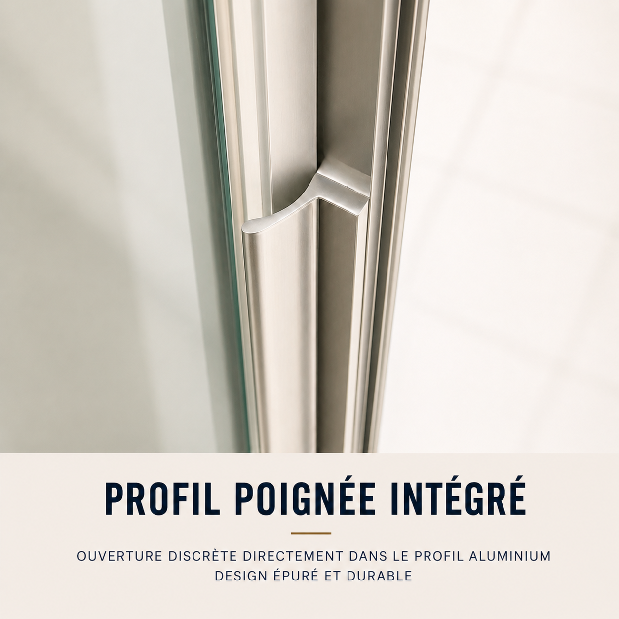 Porte de douche coulissante à 3 vantaux en verre transparent anticalcaire de 6 mm – cadre chromé