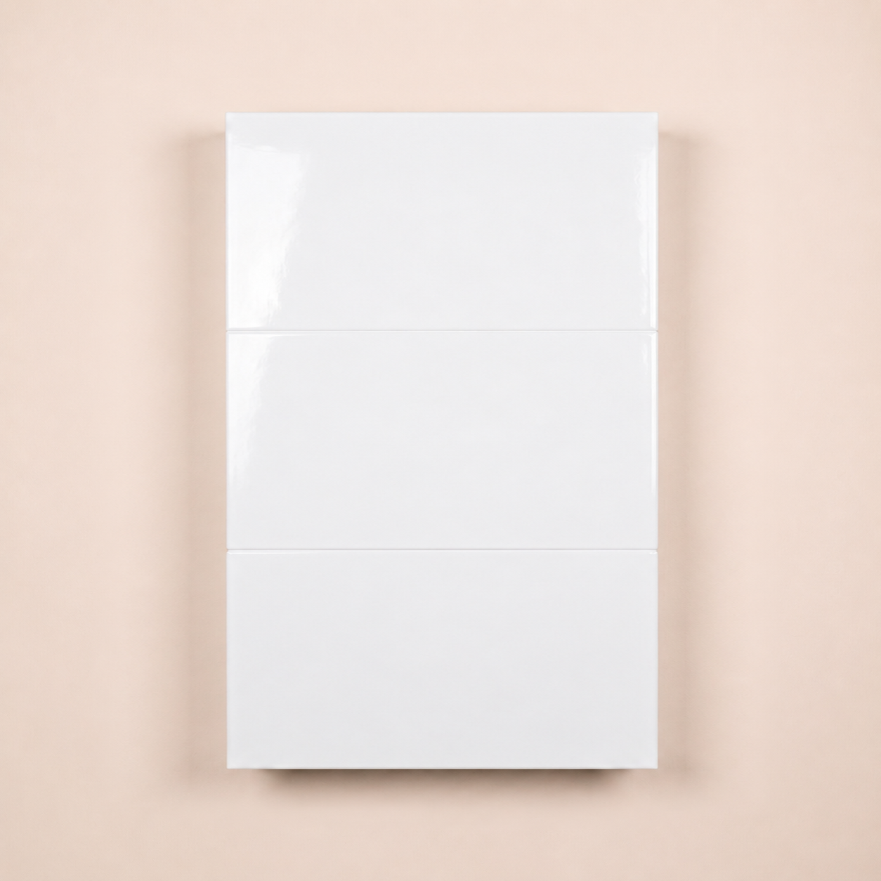 Pack de 3 panneaux muraux de salle de bain 60x90cm aspect faience