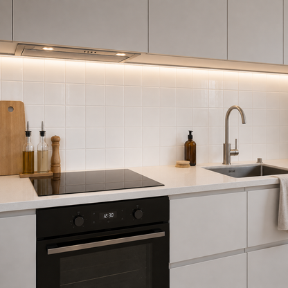 Pack de 3 panneaux muraux de salle de bain 60x90 aspect carrelage carée
