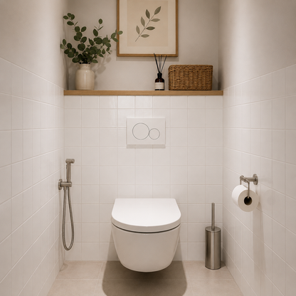 Pack de 3 panneaux muraux de salle de bain 60x90 aspect carrelage carée