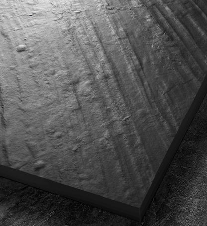 Receveur de douche pierre naturelle – 70×70 cm - Graphite noir