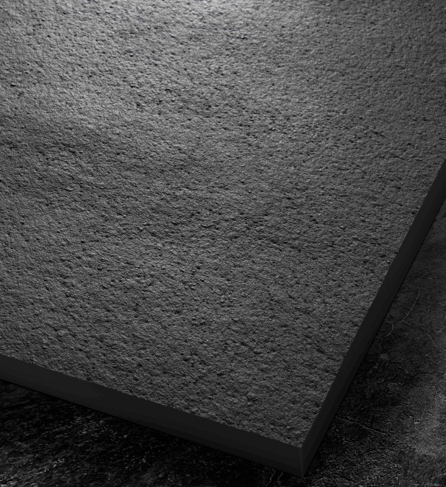 Receveur pierre naturelle 180×90 cm – grille carrée excentrée