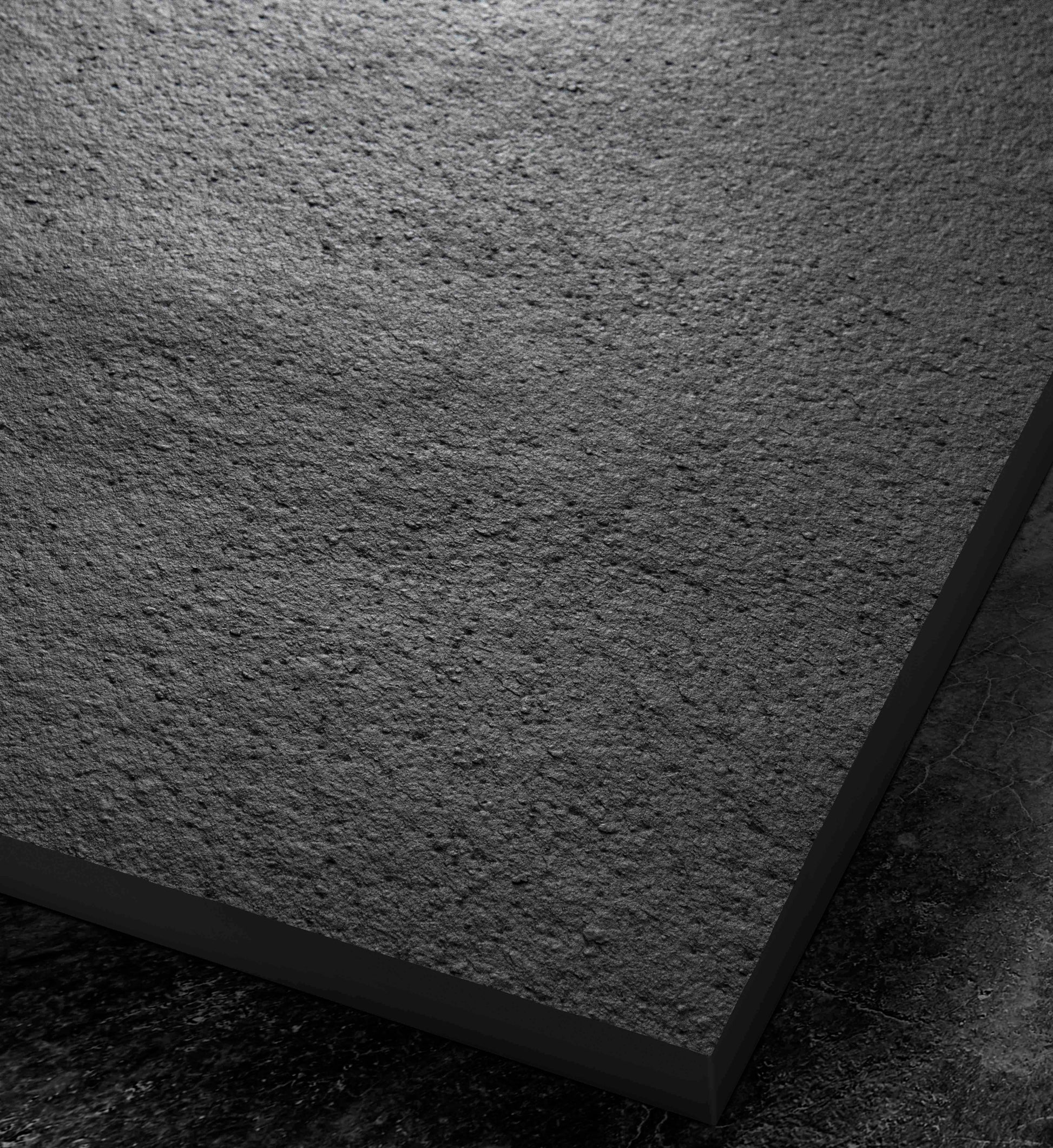 Receveur pierre naturelle 180×90 cm – grille carrée excentrée