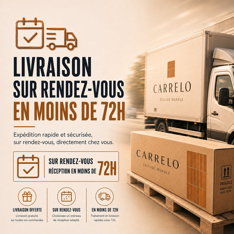 Livraison en moins de 72h