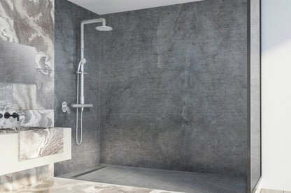 Natural stone shower tray 140×80 cm – (offset drain)