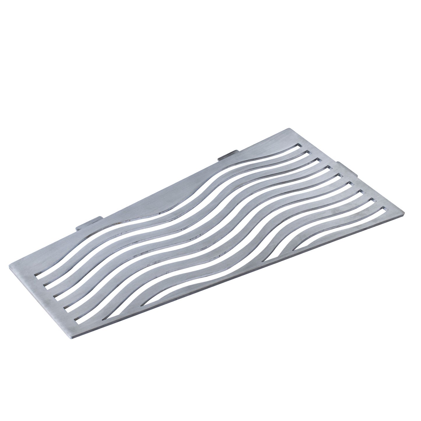 �tag�re de coin de douche pentagonale en inox fixation sans percer