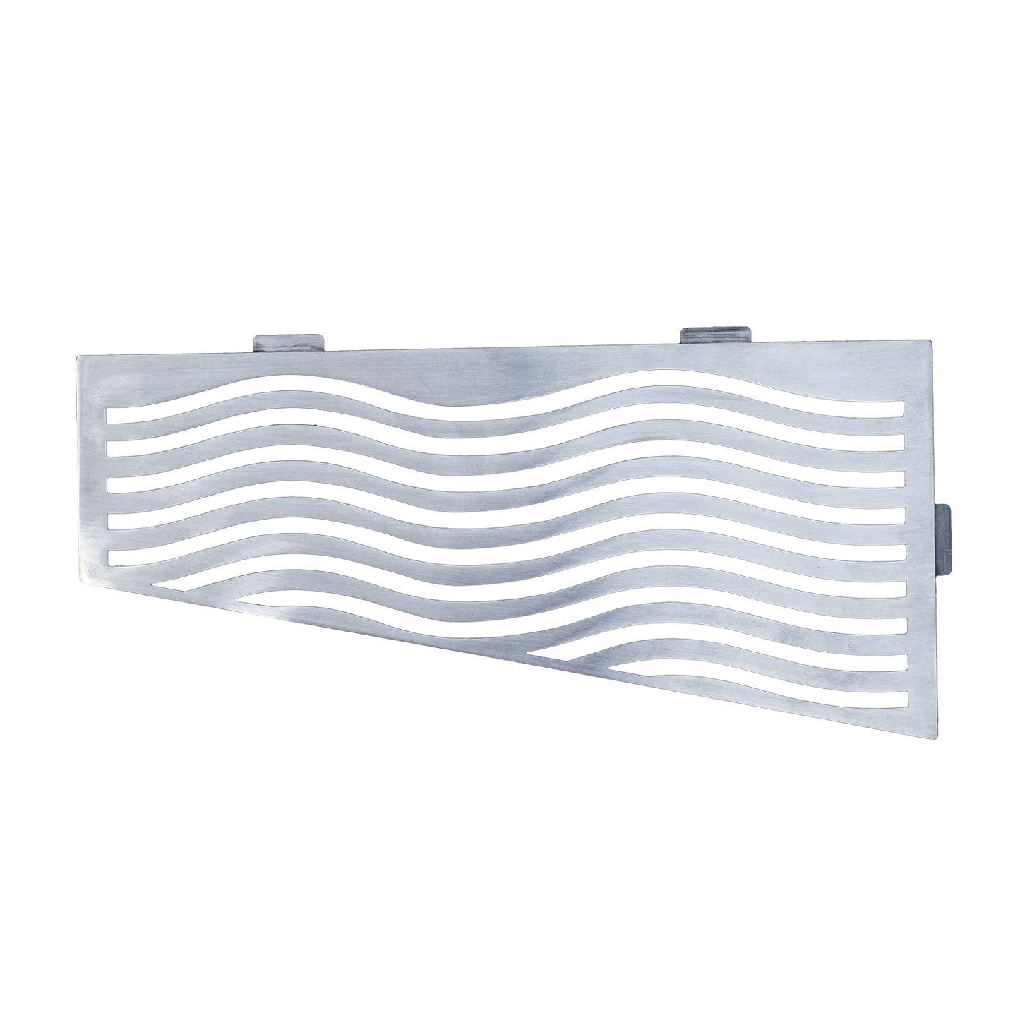 �tag�re de coin de douche pentagonale en inox fixation sans percer