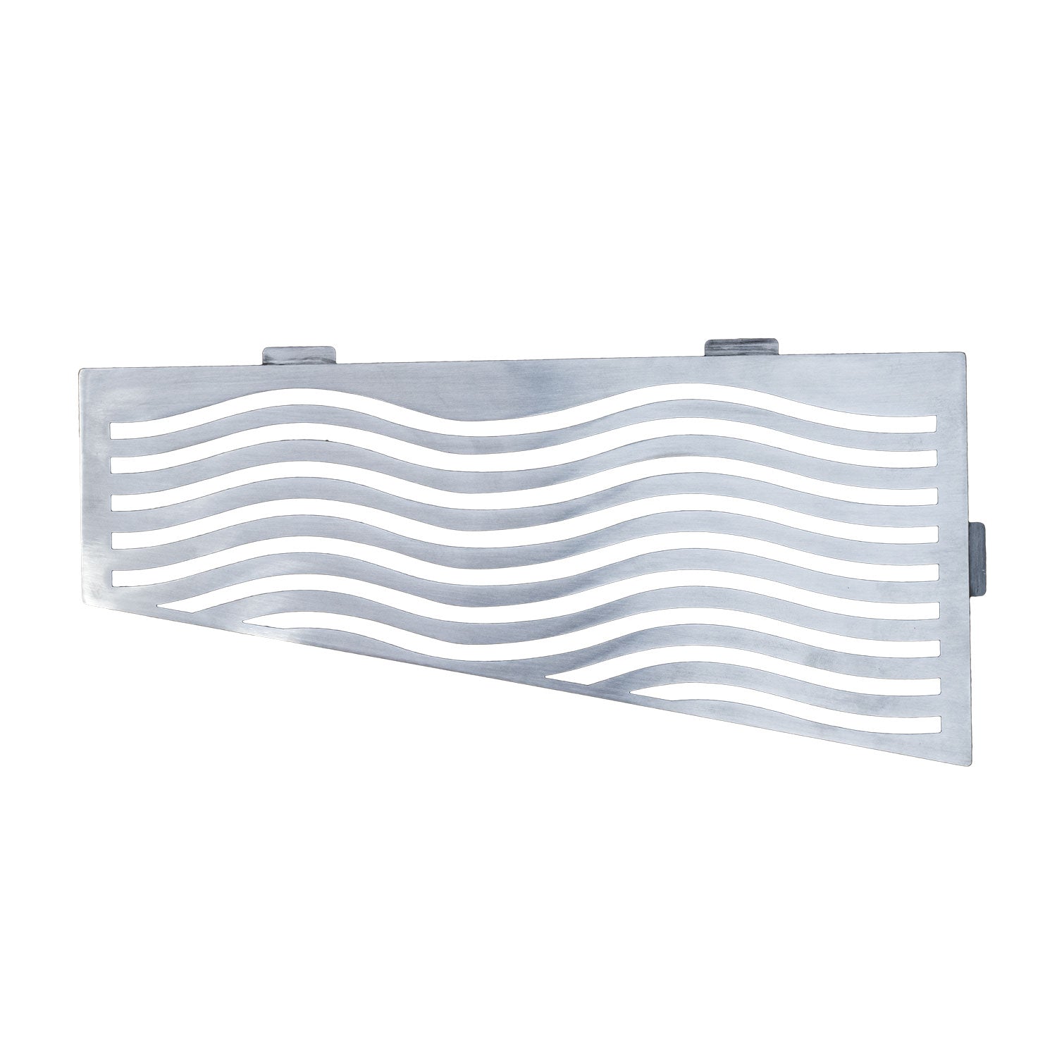 �tag�re de coin de douche pentagonale en inox fixation sans percer