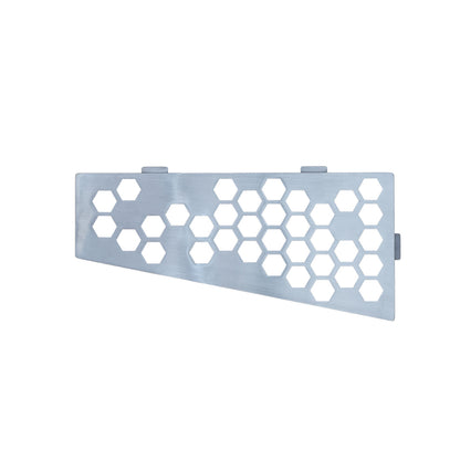 �tag�re de coin de douche rectangulaire fixation sans percer en acier inoxydable