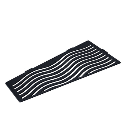 �tag�re de coin de douche rectangulaire fixation sans percer en acier inoxydable