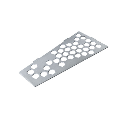 �tag�re de coin de douche rectangulaire fixation sans percer en acier inoxydable