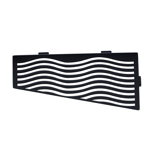 �tag�re de coin de douche rectangulaire fixation sans percer en acier inoxydable