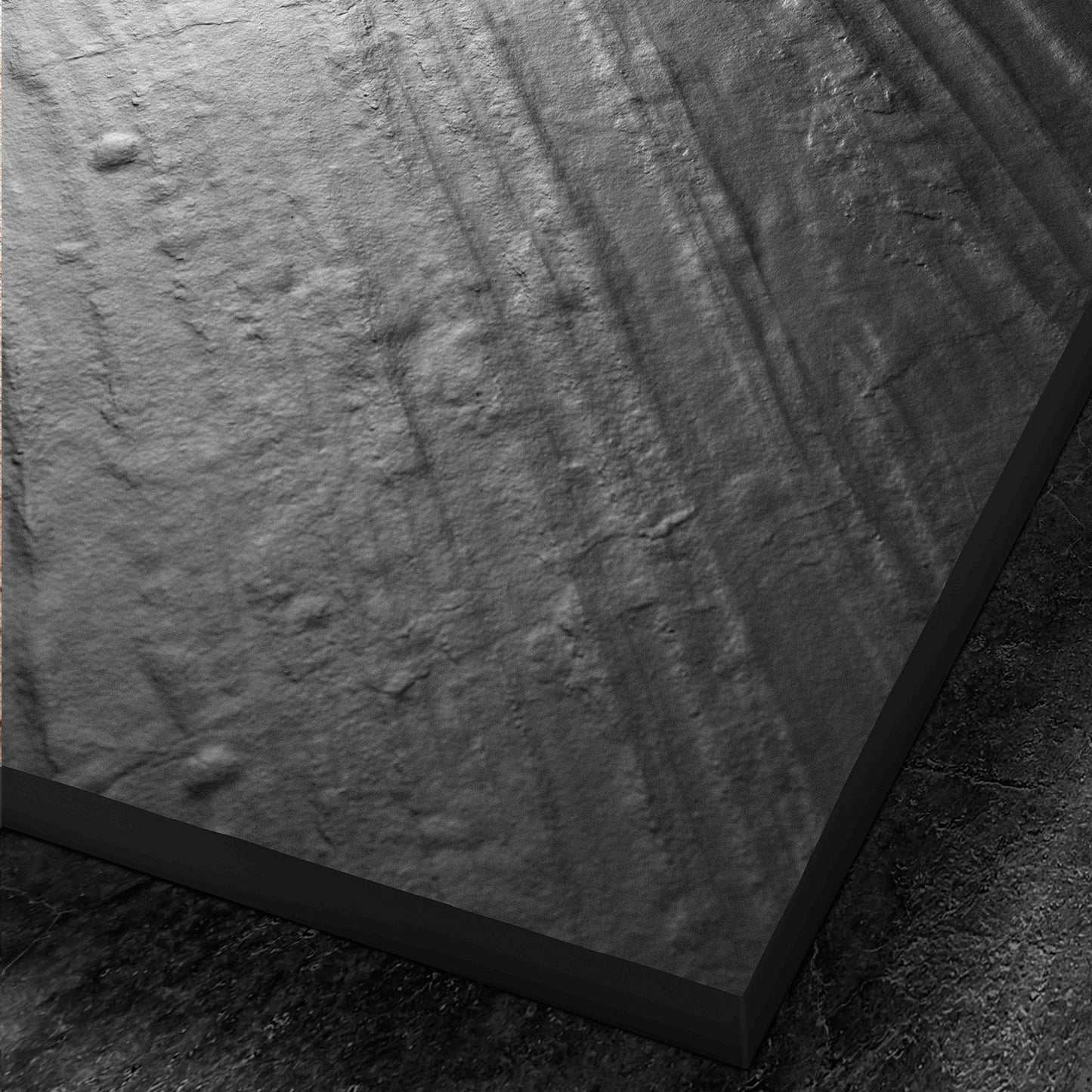 Kit Receveur de douche 120x80 avec panneau mural habillage en pierre naturelle