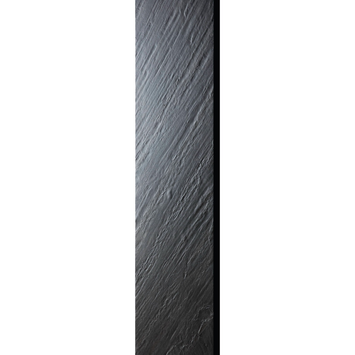 Radiateur sèche-serviettes mural en pierre naturelle Graphite Design vertical Extraplat