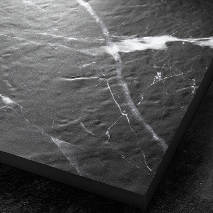 Natural stone shower tray 180×90 cm – off-center square grid