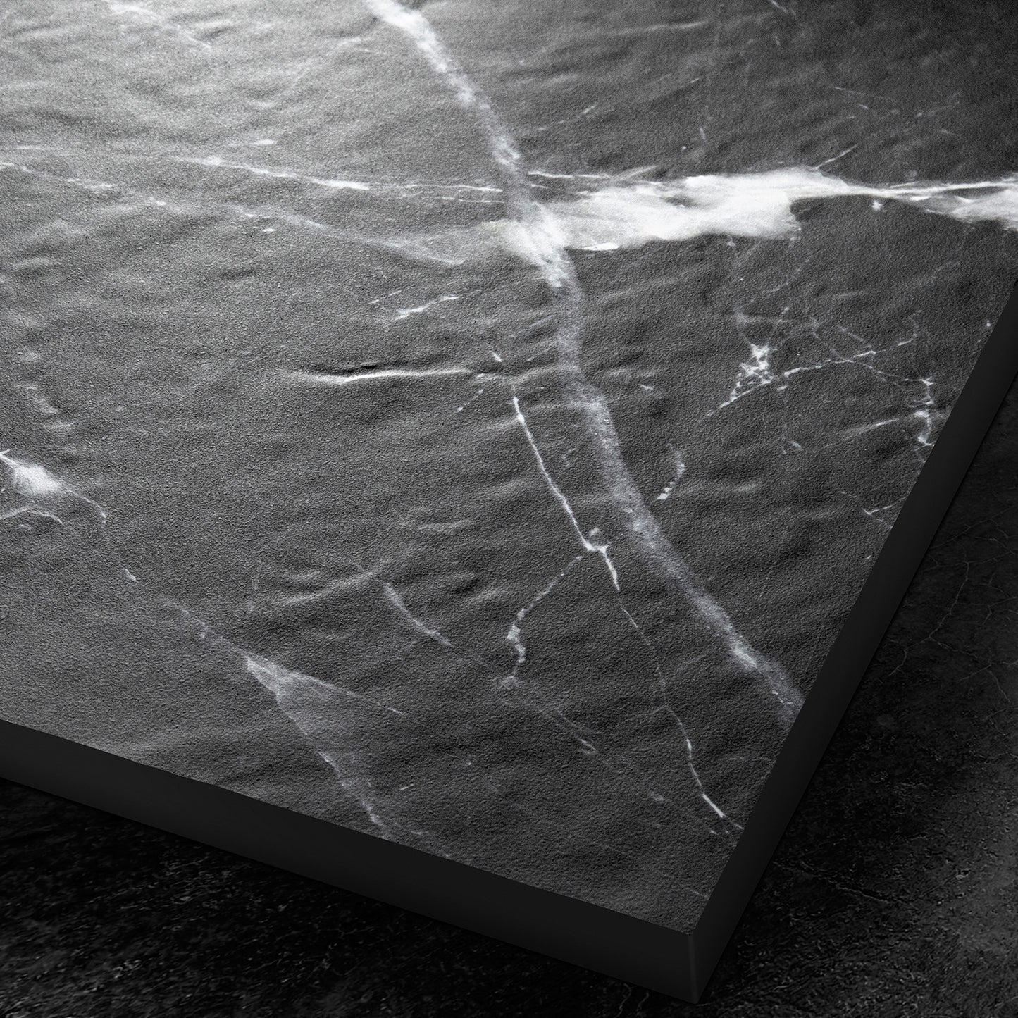 Natural stone shower tray 180×90 cm – off-center square grid