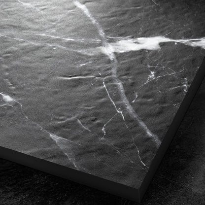 Natural stone shower tray 180×90 cm – off-center square grid